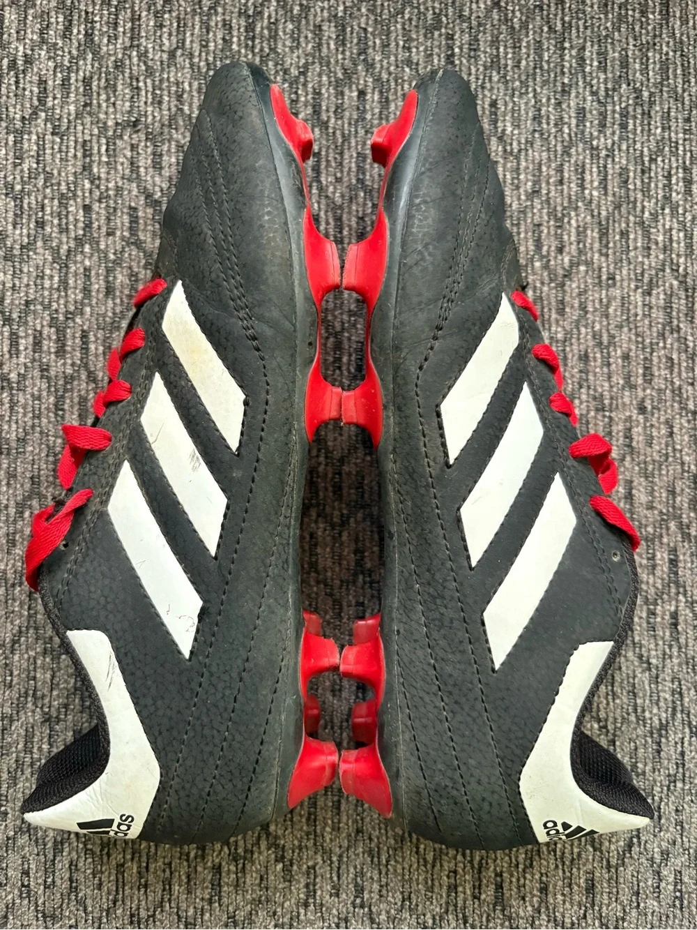 Adidas Goletto VI FG Soccer Cleats Black/Red Men’s 6
